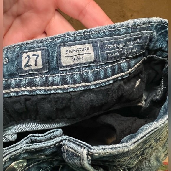 Miss Me Blue Jeans Women’s Size 27 bootcut Y2K - Picture 6 of 8